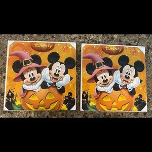 Mickey and Minnie Halloween Theme Coasters